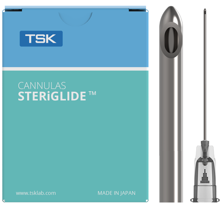 TSK Canule steriglide 22G x 70 mm (2 3/4")