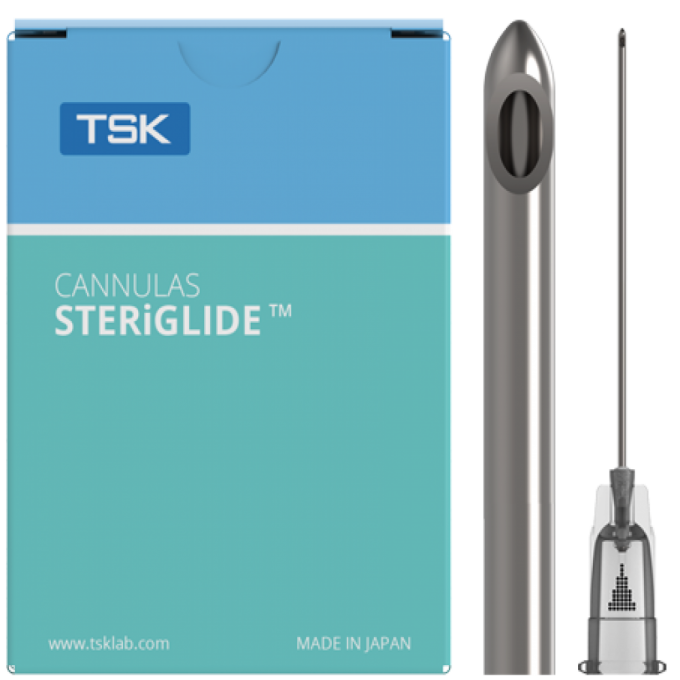 TSK Canule steriglide 25G x 38 mm (1 1/2")